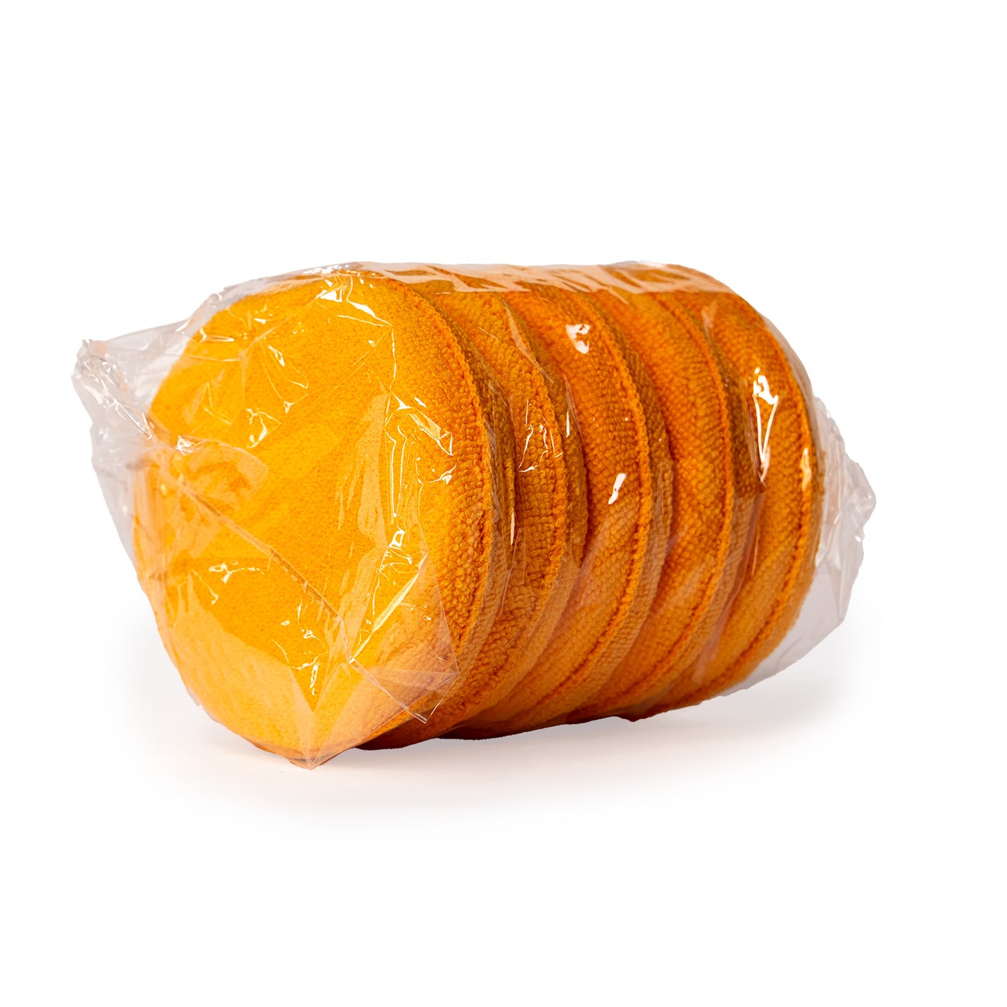 Round orange microfiber pad 5st