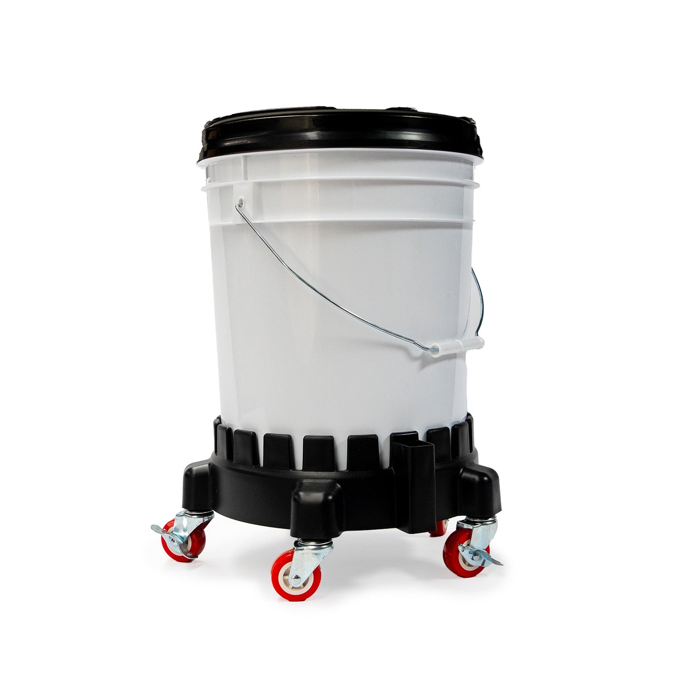 ADJ emmer op wielen met deksel en grit guard