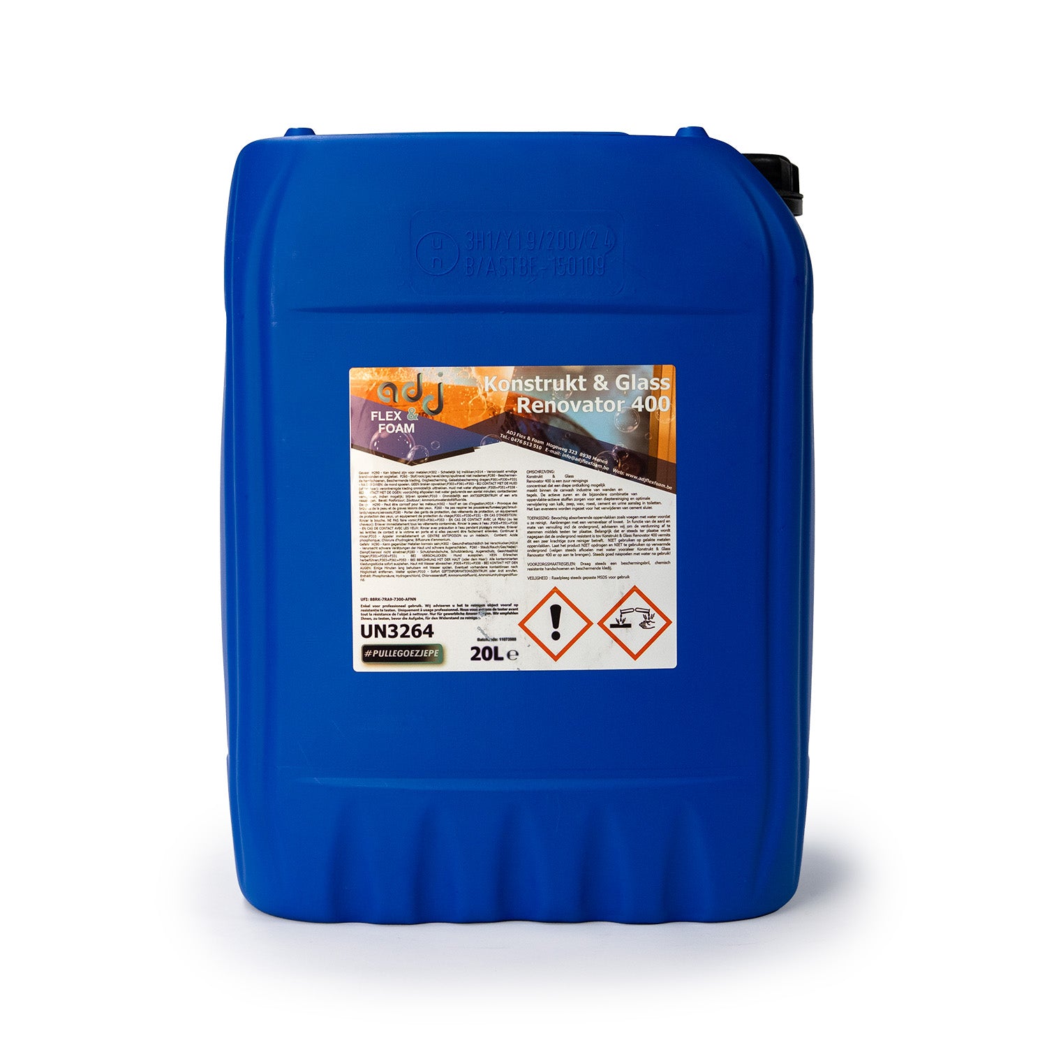 Konstruct & Glass Renovator 20L – ADJ Flex & Foam