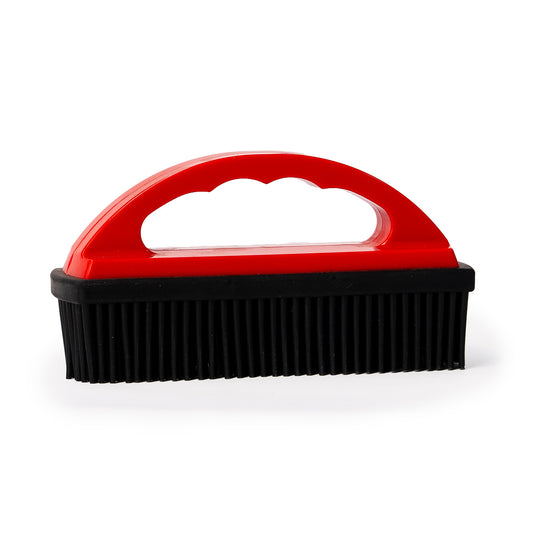 Rubber anti-haar borstel met handvat
