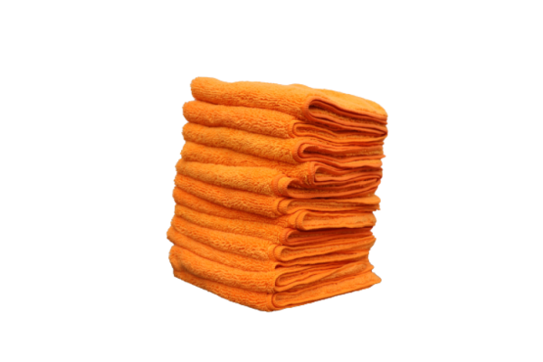 Orange microvezel doeken